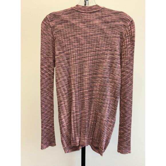 Athleta Women's Pink Long Sleeve Button Front Top Size M #T29962 - Picture 2 of 3